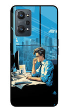 Focused Hustler (AI Generated) Realme GT NEO 2/Neo 3T Glass Case