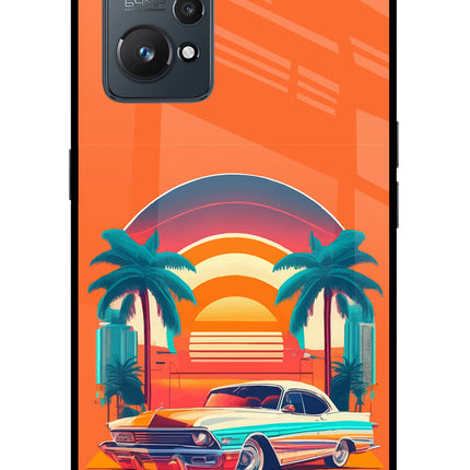 Palm Drive 80s Realme GT NEO 2/Neo 3T Glass Case