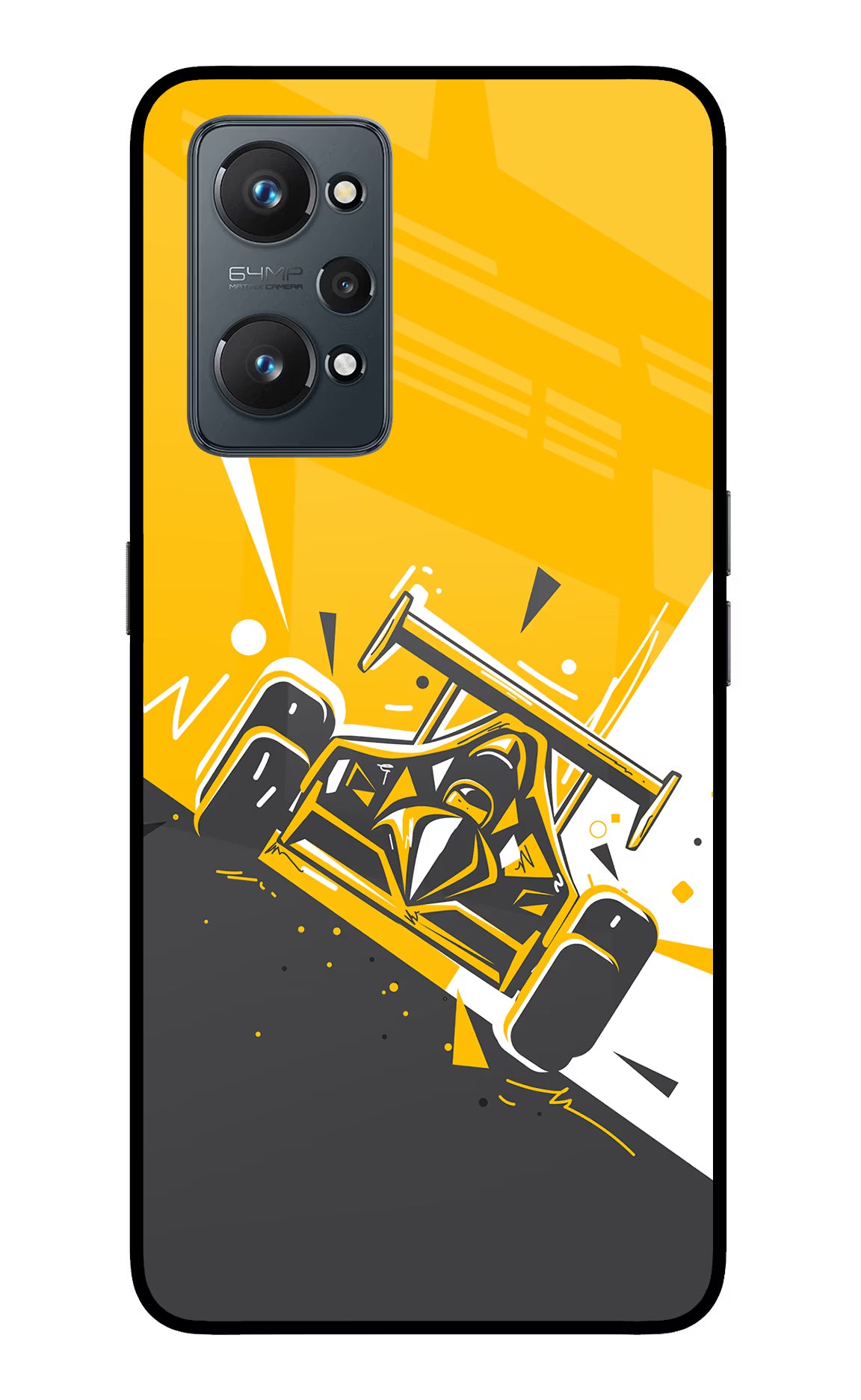 Track King Realme GT NEO 2/Neo 3T Glass Case Back Cover by Casekaro