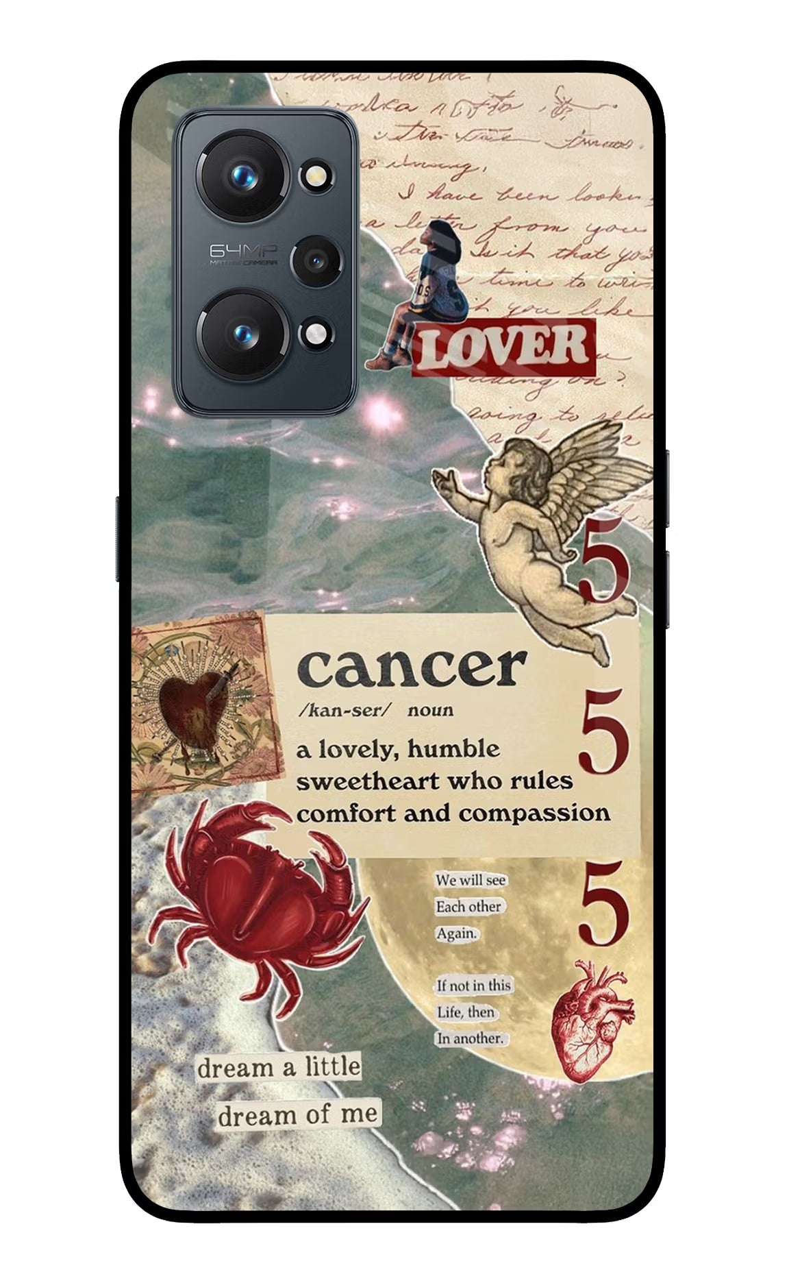 Cancer Zodiac Realme GT NEO 2/Neo 3T Glass Case