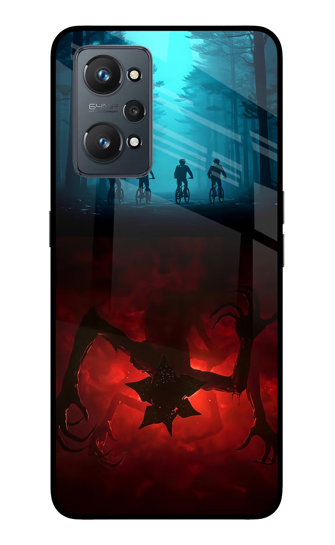 Ordinary Things Downside Up Realme GT NEO 2/Neo 3T Glass Case Back Cover by Casekaro