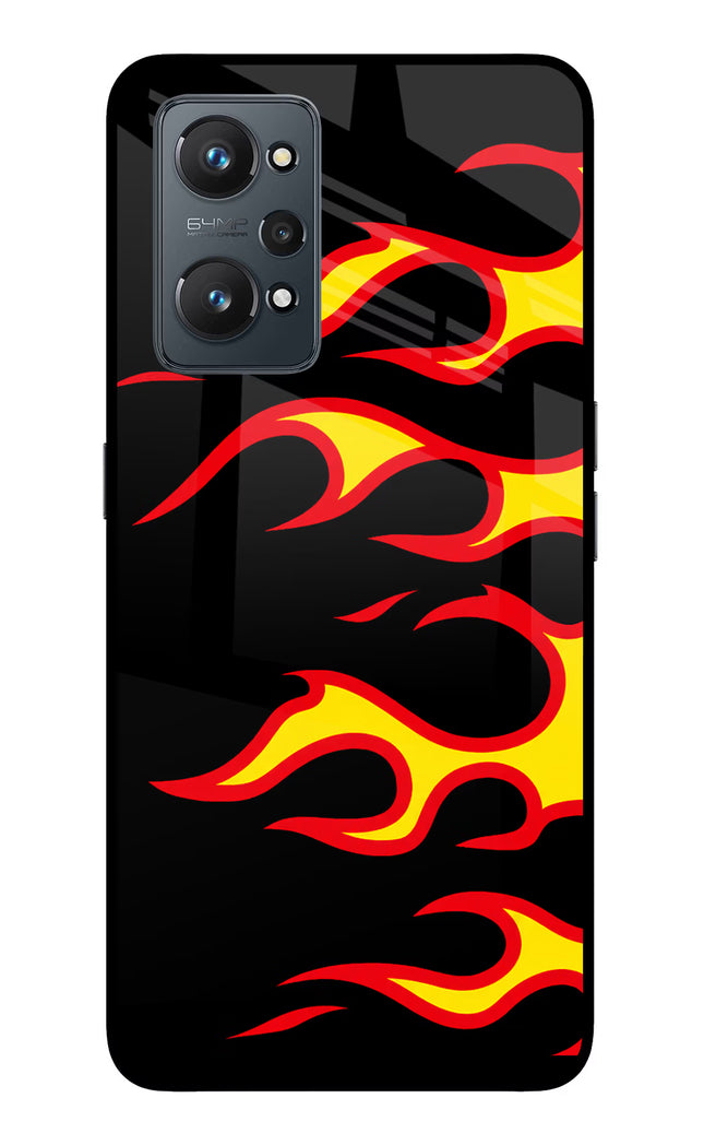Side Sweep Flames Realme GT NEO 2/Neo 3T Glass Case