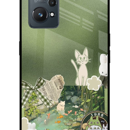 Aesthetic anime Realme GT NEO 2/Neo 3T Glass Case