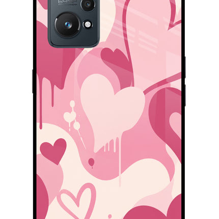 Hearty case Realme GT NEO 2/Neo 3T Glass Case Back Cover by Casekaro