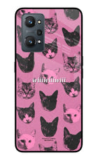Pink Cats Realme GT NEO 2/Neo 3T Glass Case