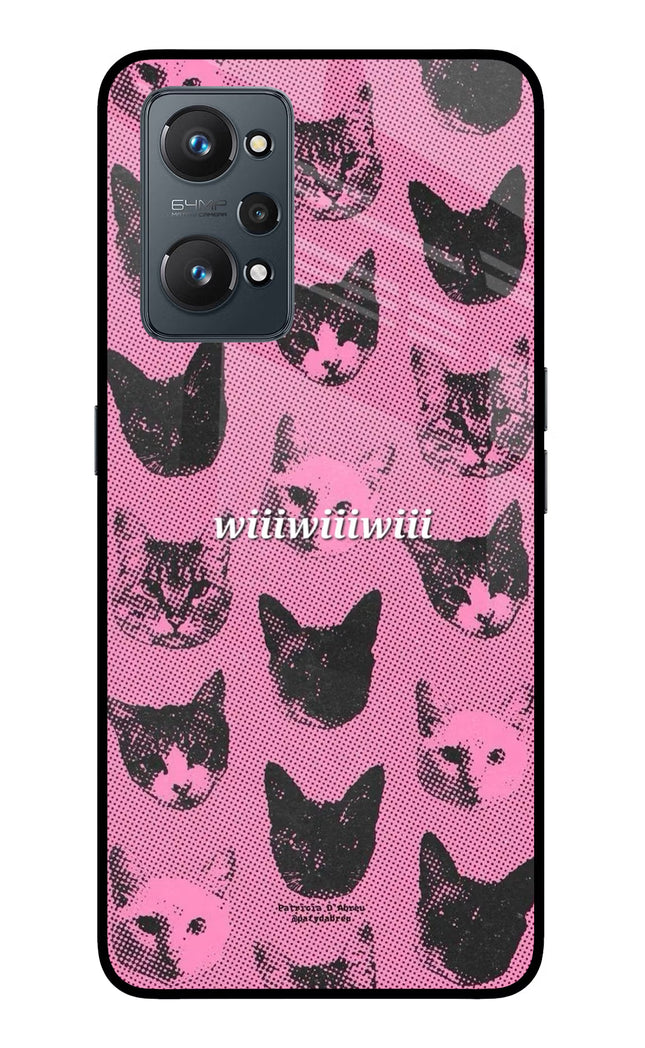 Pink Cats Realme GT NEO 2/Neo 3T Glass Case