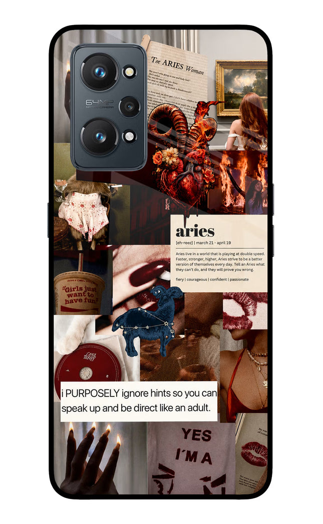 Zodiac Aries Realme GT NEO 2/Neo 3T Glass Case