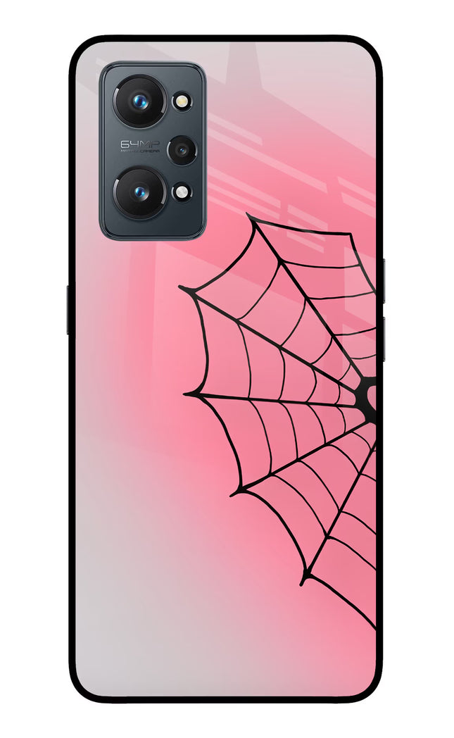 Pink Web Realme GT NEO 2/Neo 3T Glass Case