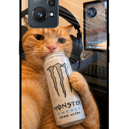 Gamer Cat Energy Realme GT NEO 2/Neo 3T Glass Case