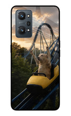 Rollercoaster Dog Realme GT NEO 2/Neo 3T Glass Case