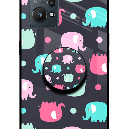Baby Elephants Realme GT NEO 2/Neo 3T Glass Case
