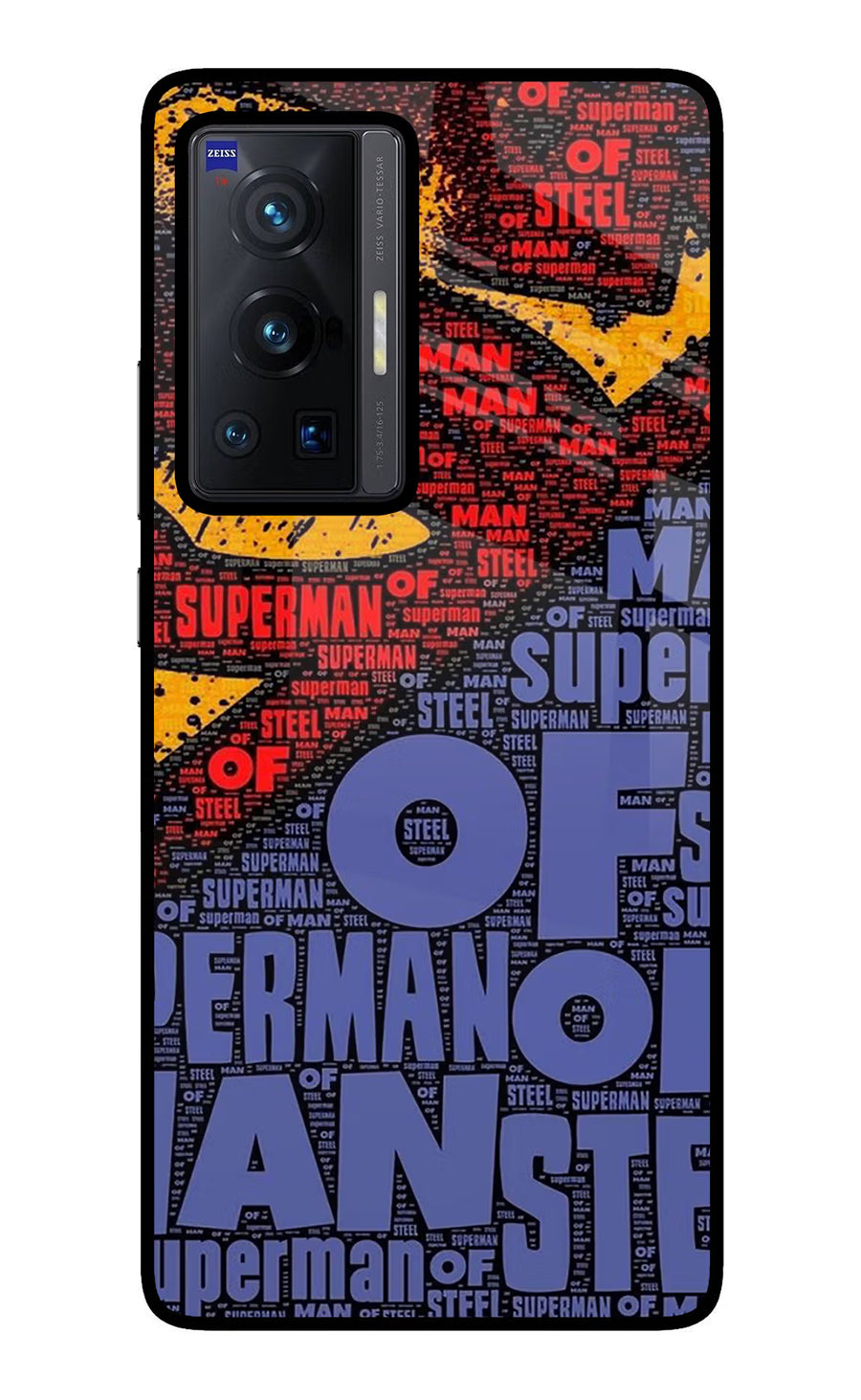 Superman Vivo X70 Pro Back Cover, Glass case