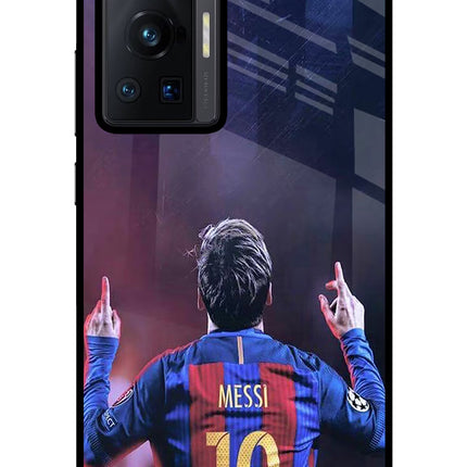 Messi Vivo X70 Pro Glass Case Back Cover by Casekaro