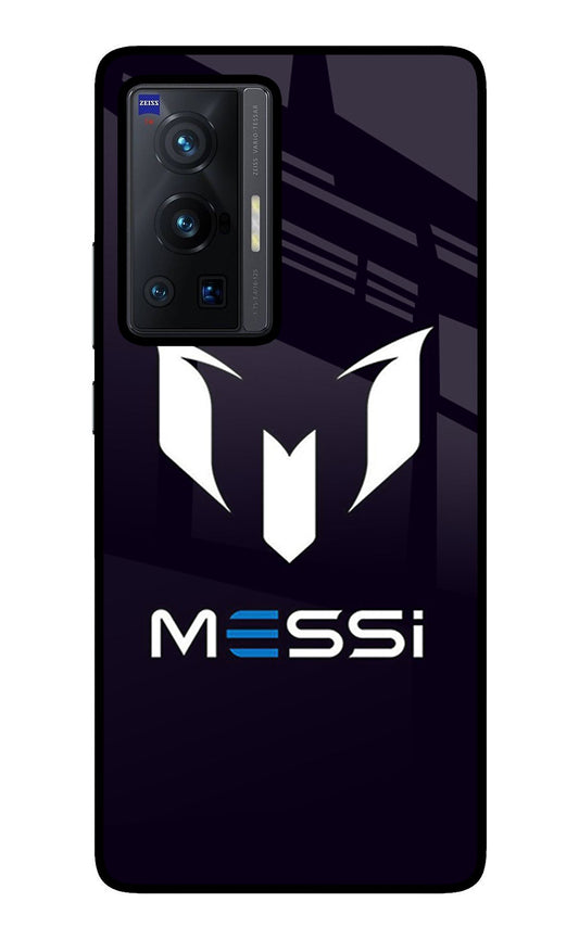 Messi Logo Vivo X70 Pro Glass Case