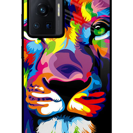 Lion Vivo X70 Pro Glass Case Back Cover by Casekaro