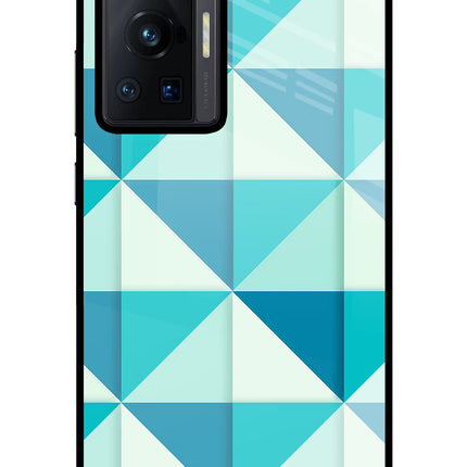 Abstract Vivo X70 Pro Glass Case Back Cover by Casekaro