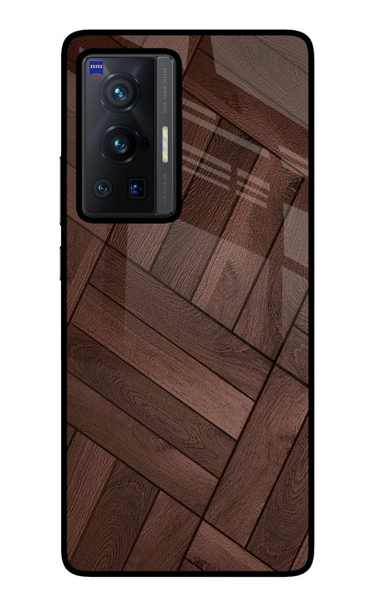 Wooden Texture Design Vivo X70 Pro Glass Case