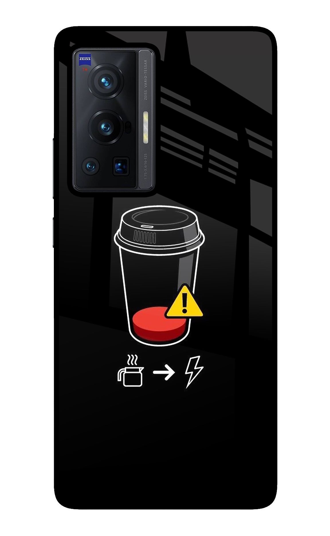 Coffee Vivo X70 Pro Glass Case