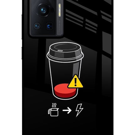Coffee Vivo X70 Pro Glass Case Back Cover by Casekaro