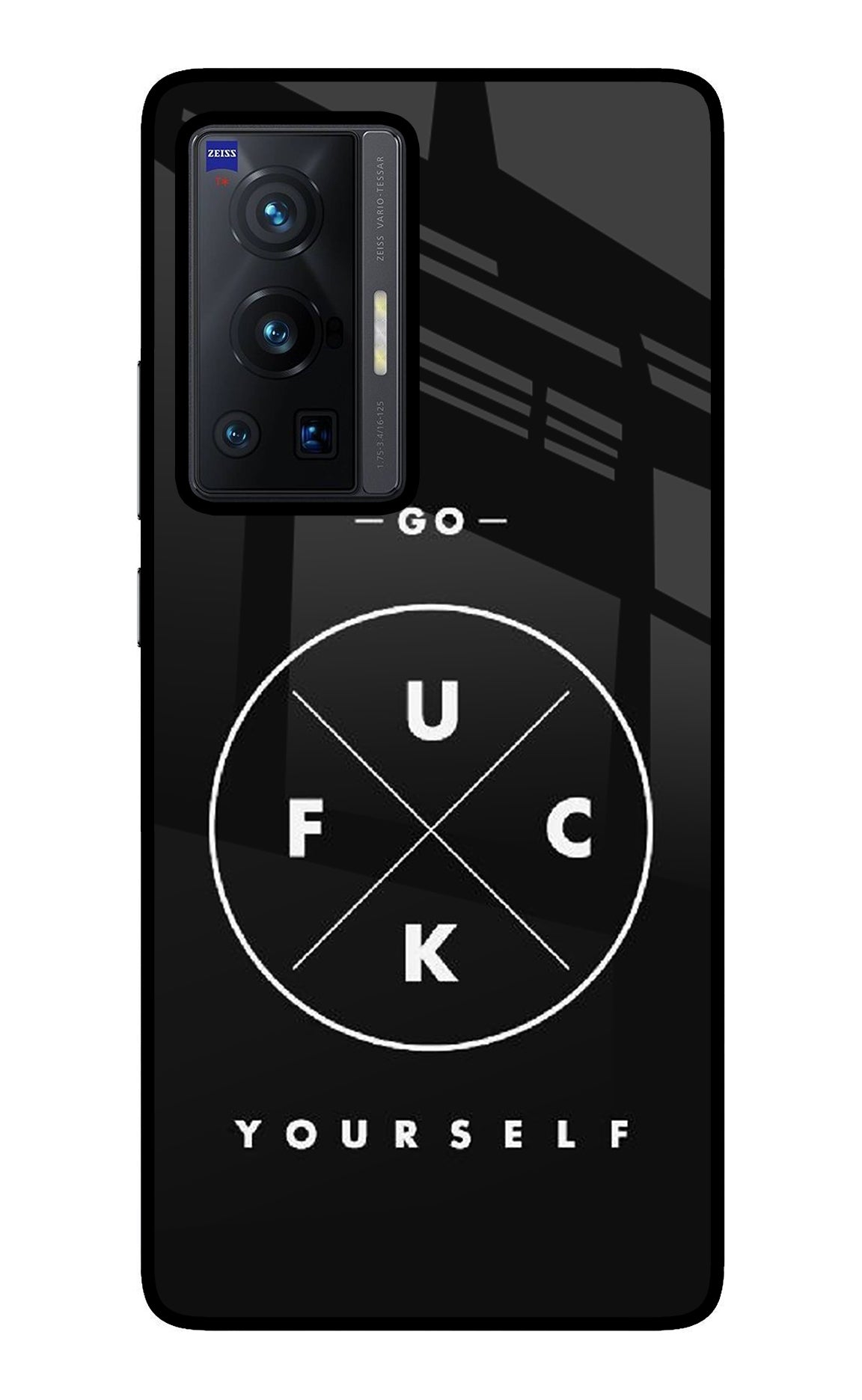 Go Fuck Yourself Vivo X70 Pro Glass Case