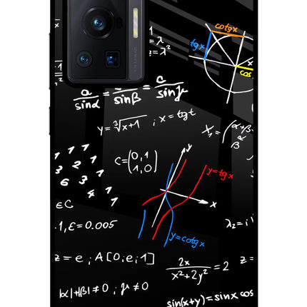 Mathematics Formula Vivo X70 Pro Glass Case Back Cover by Casekaro