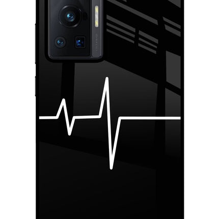 Heart Beats Vivo X70 Pro Glass Case Back Cover by Casekaro