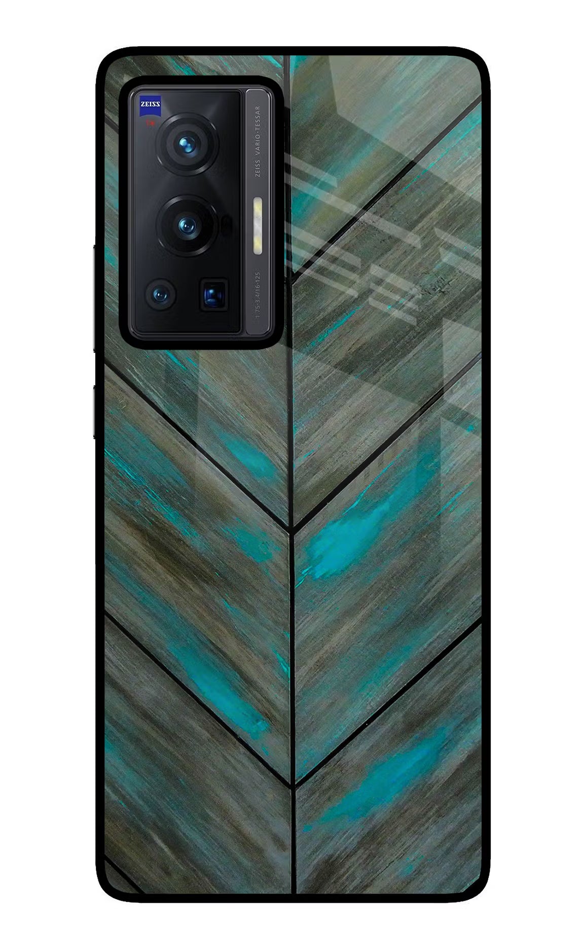 Pattern Vivo X70 Pro Glass Case Back Cover by Casekaro