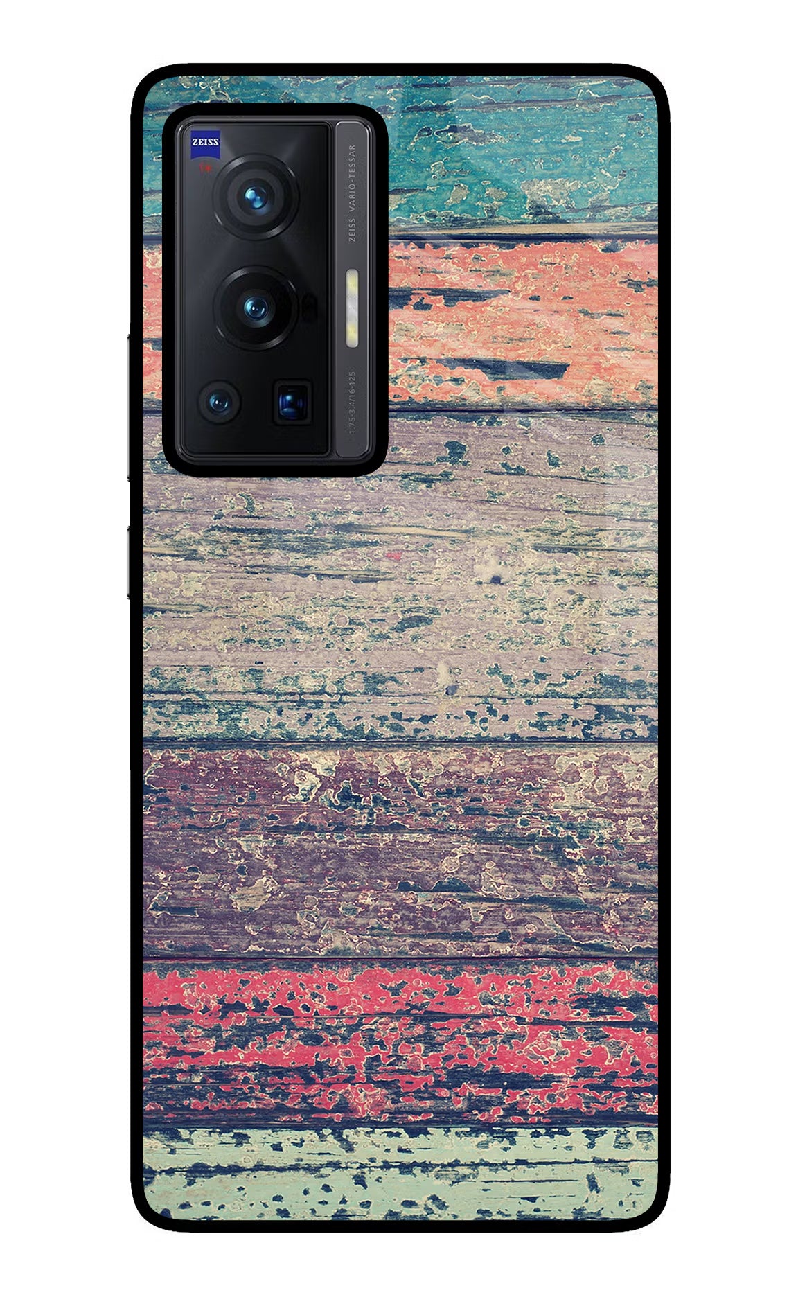 Colourful Wall Vivo X70 Pro Glass Case Back Cover by Casekaro