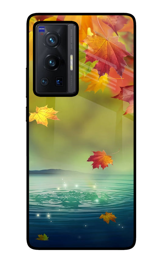 Flowers Vivo X70 Pro Glass Case