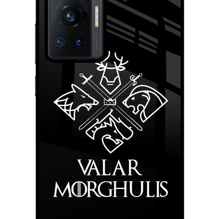 Valar Morghulis | Game Of Thrones Vivo X70 Pro Glass Case Back Cover by Casekaro