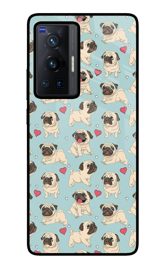 Pug Dog Vivo X70 Pro Glass Case