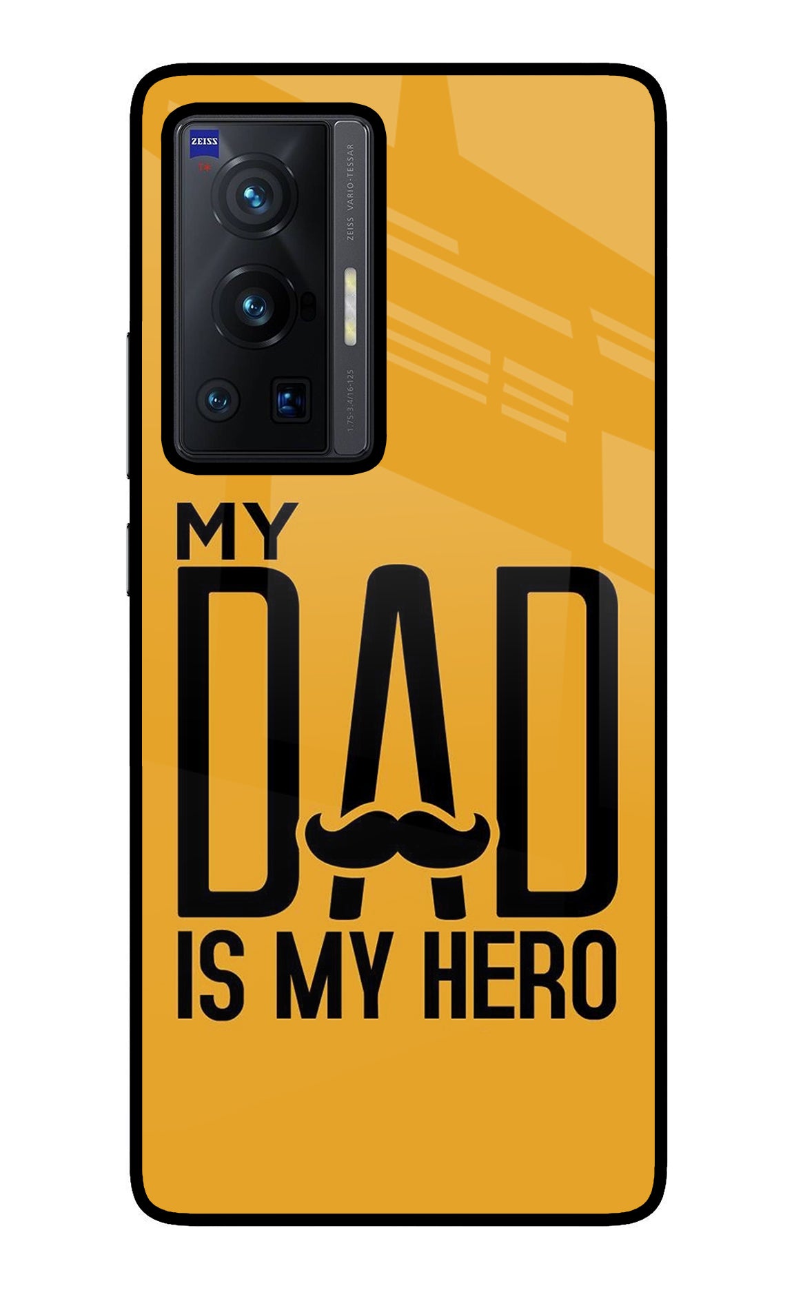 My Dad Is My Hero Vivo X70 Pro Glass Case
