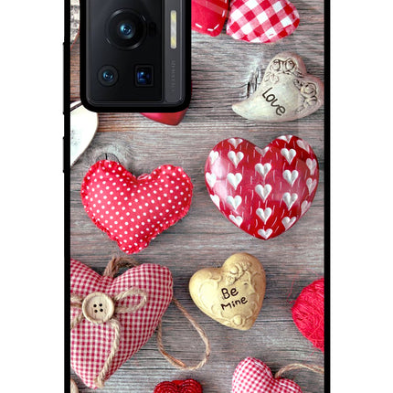 Love Wallpaper Vivo X70 Pro Glass Case Back Cover by Casekaro