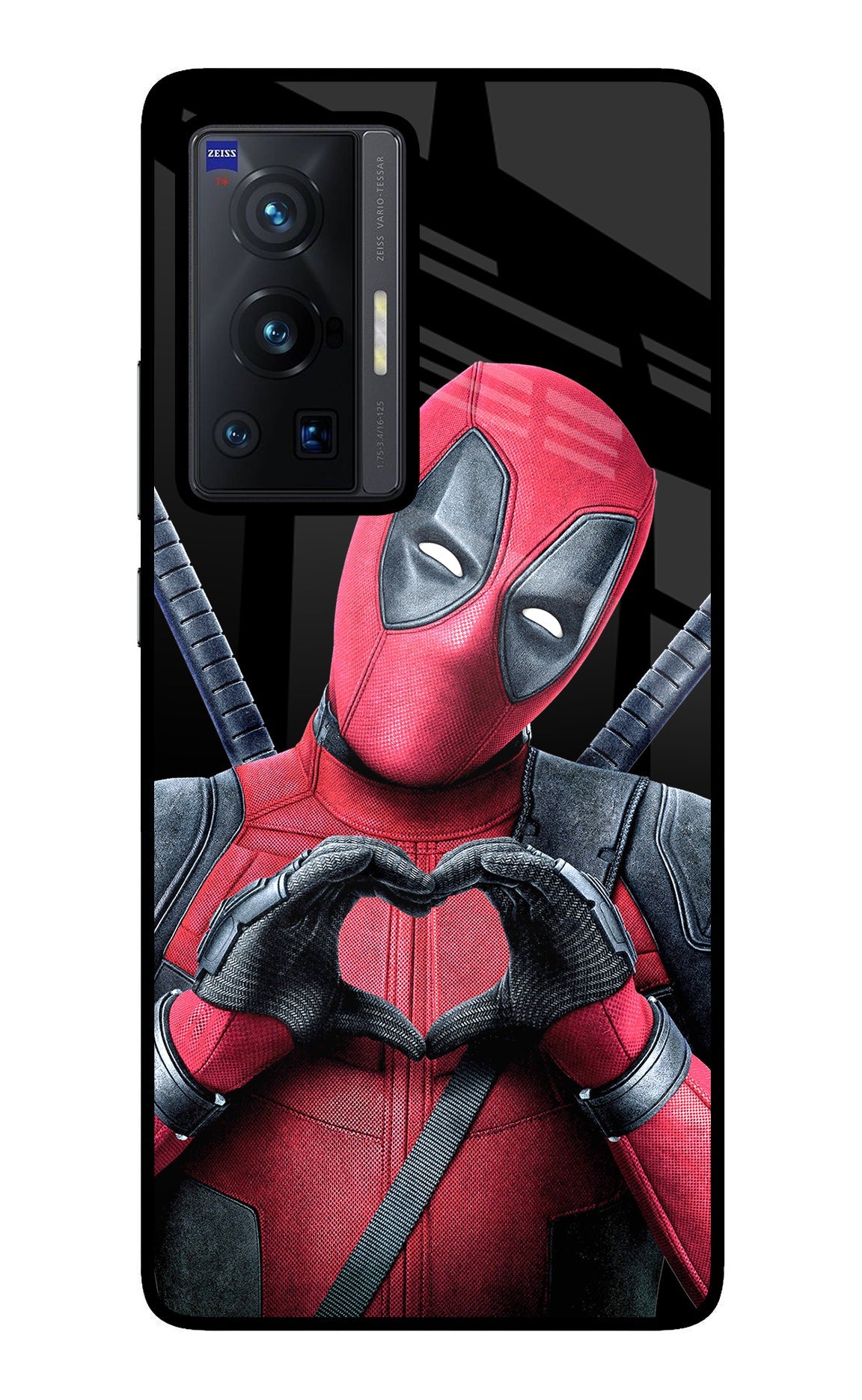 Deadpool Vivo X70 Pro Glass Case