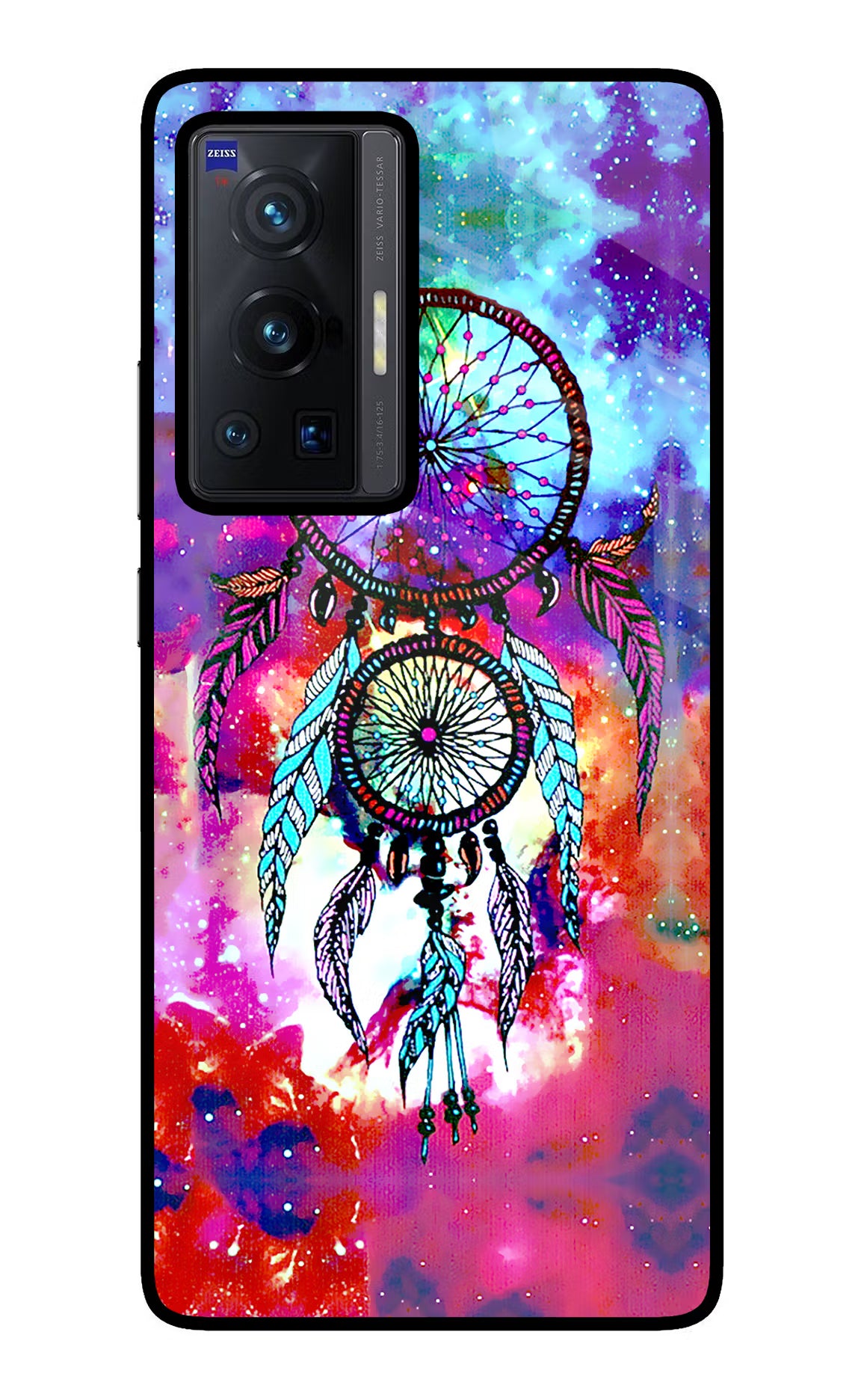 Dream Catcher Abstract Vivo X70 Pro Glass Case Back Cover by Casekaro