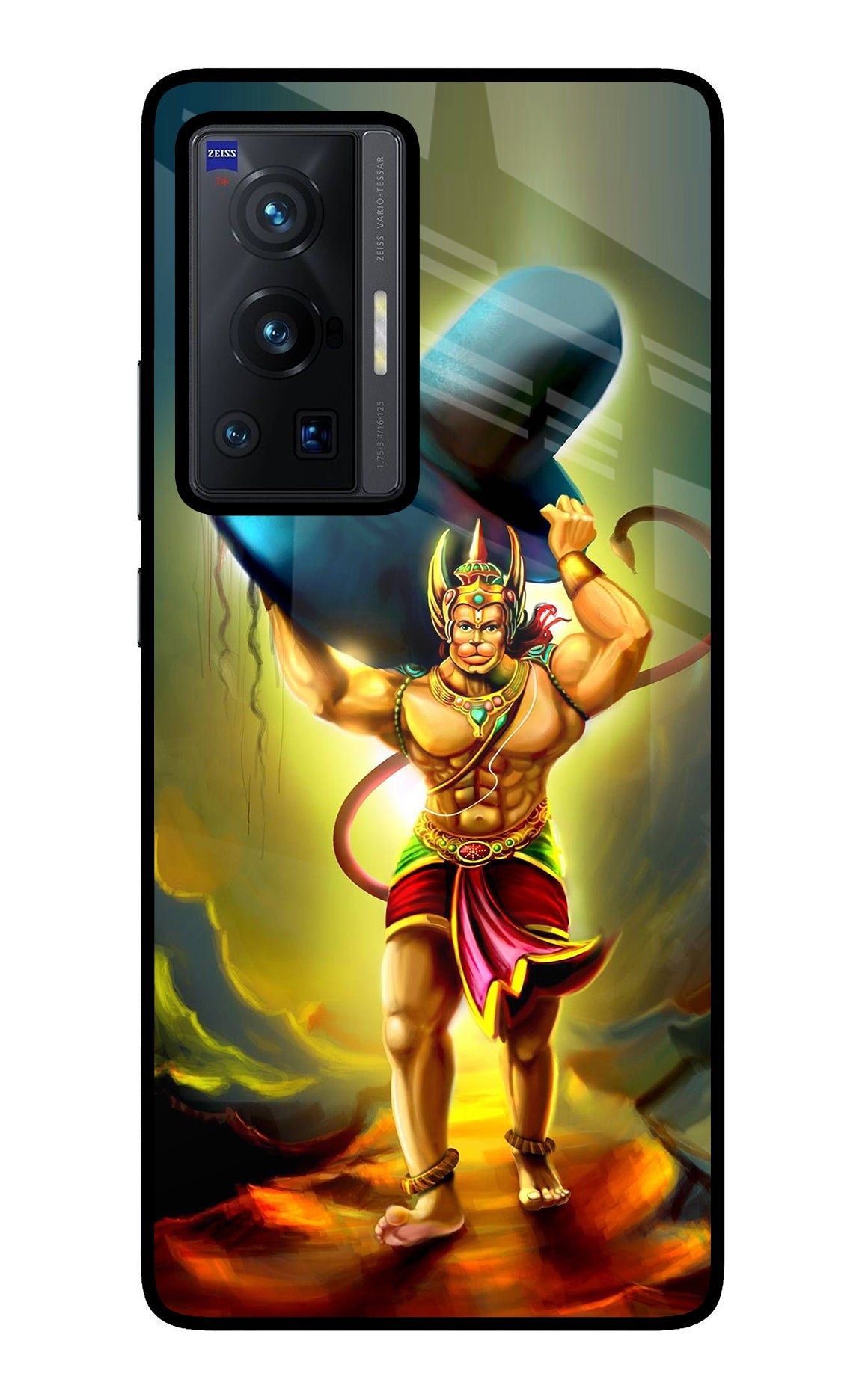 Lord Hanuman Vivo X70 Pro Glass Case