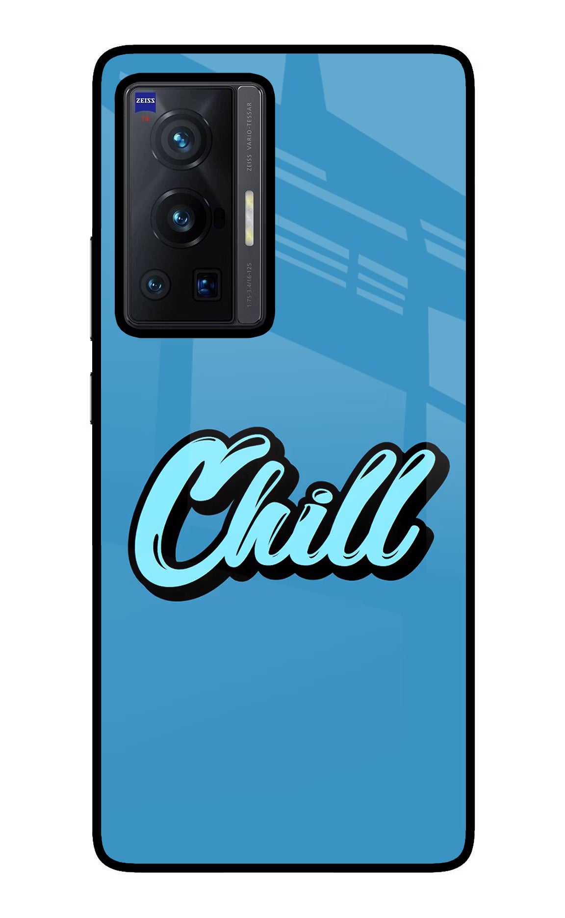 Chill Vivo X70 Pro Glass Case Back Cover by Casekaro