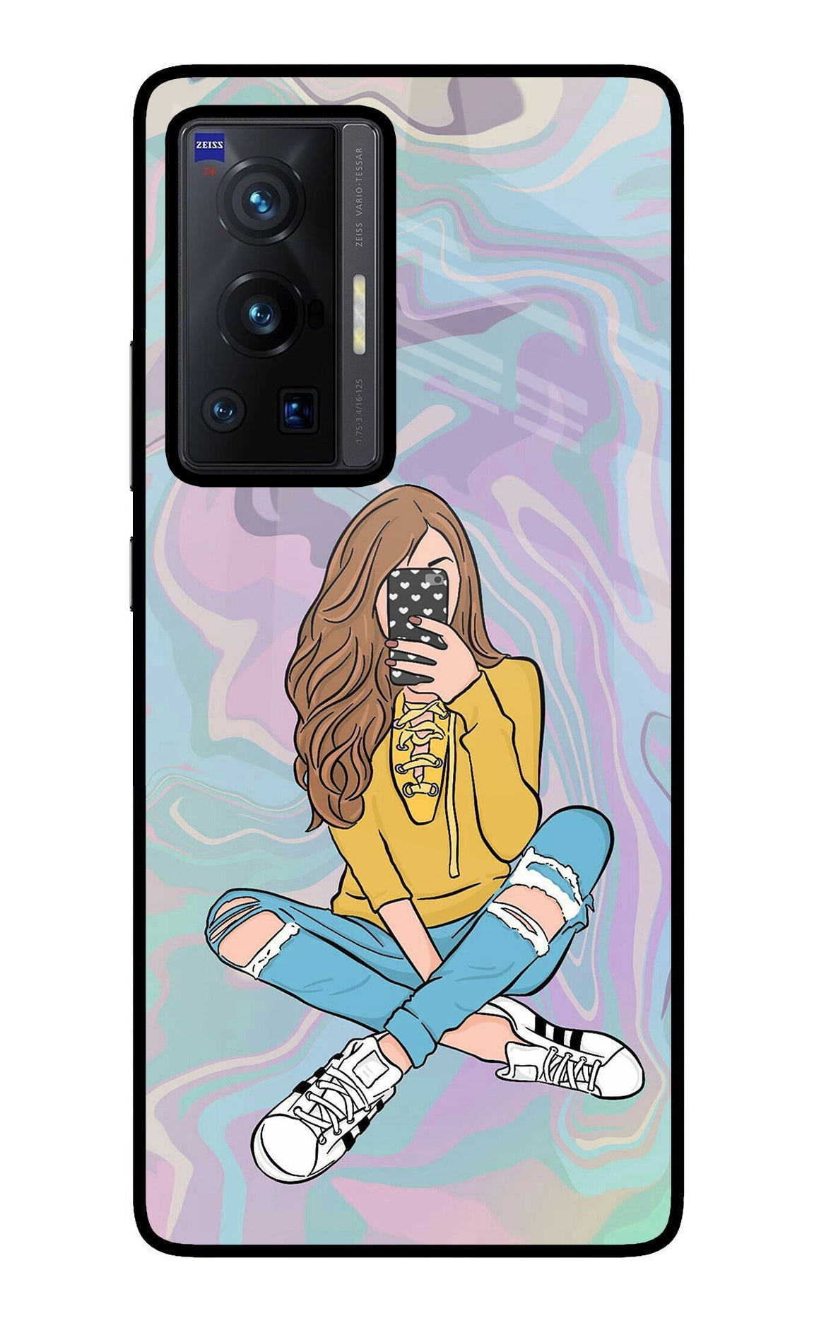 Selfie Girl Vivo X70 Pro Glass Case