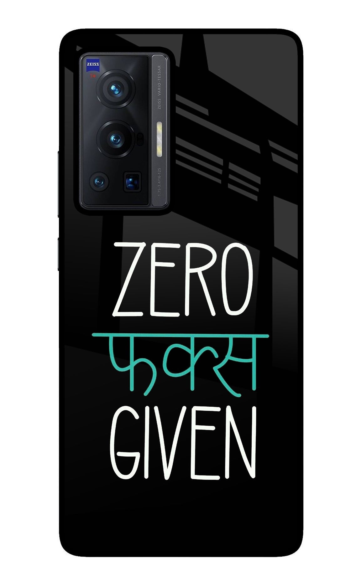 Zero Fucks Given Vivo X70 Pro Glass Case
