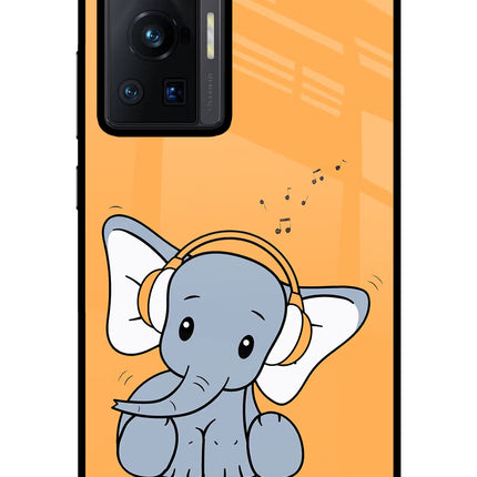 High On Music Vivo X70 Pro Glass Case Back Cover by Casekaro