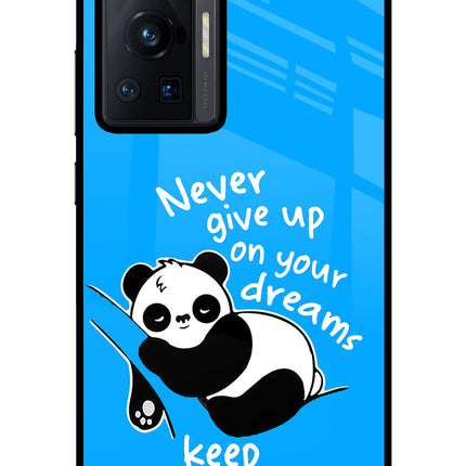 Keep Sleeping Vivo X70 Pro Glass Case Back Cover by Casekaro