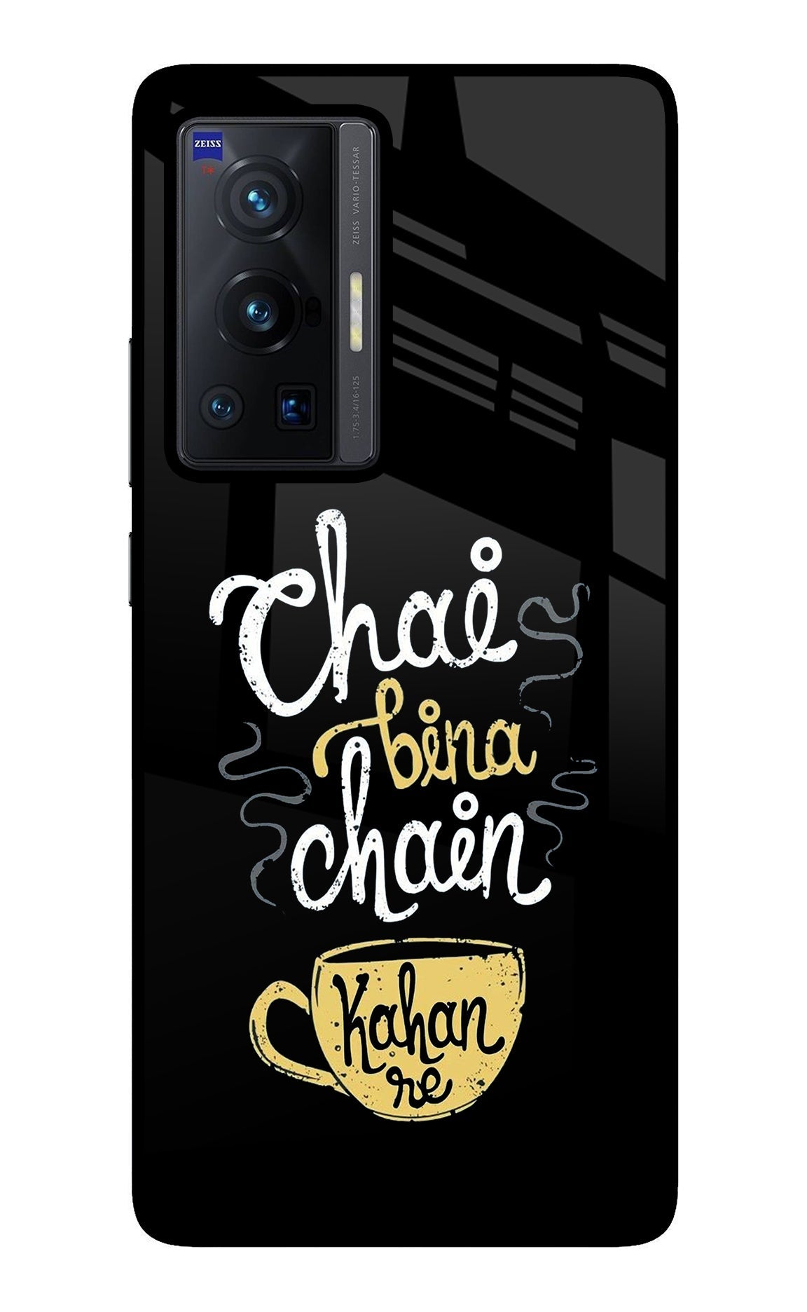 Chai Bina Chain Kaha Re Vivo X70 Pro Glass Case