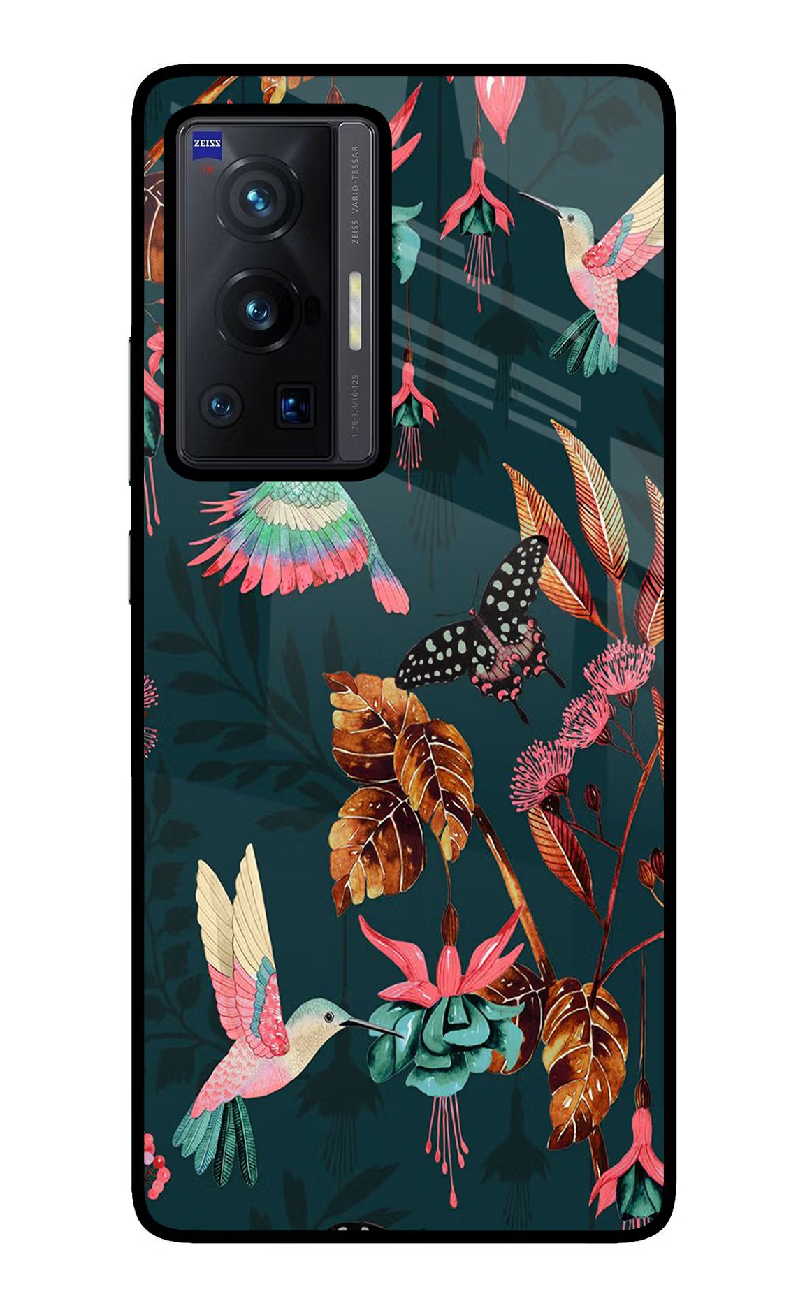 Birds Vivo X70 Pro Glass Case Back Cover by Casekaro