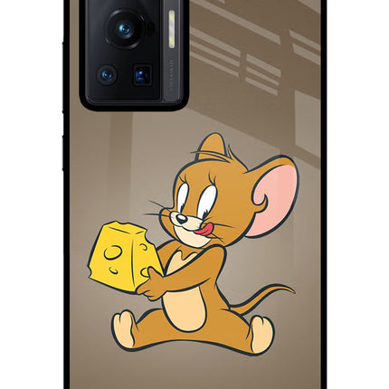 Jerry Vivo X70 Pro Glass Case Back Cover by Casekaro