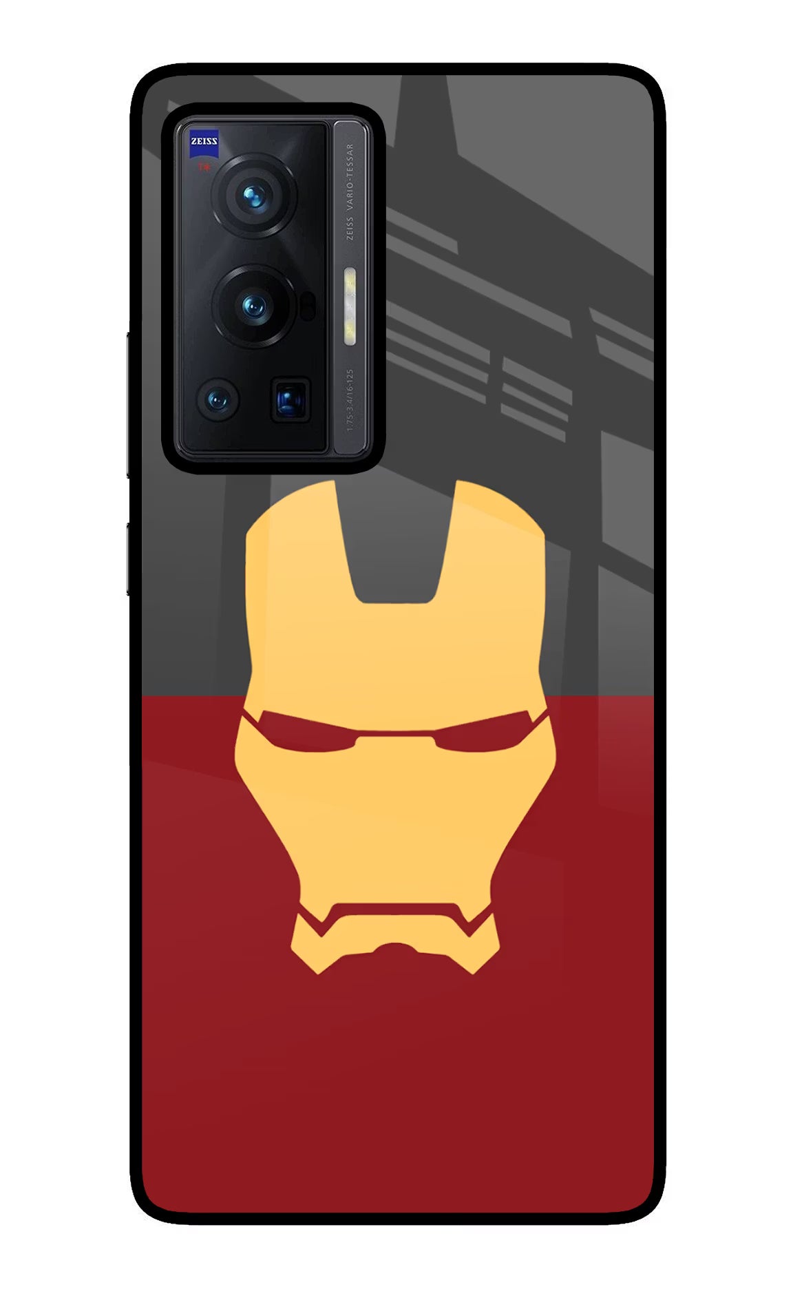 Ironman Vivo X70 Pro Glass Case Back Cover by Casekaro