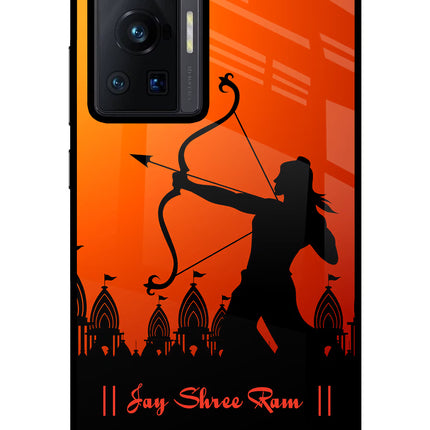 Lord Ram - 4 Vivo X70 Pro Glass Case Back Cover by Casekaro