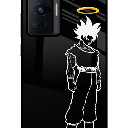 DBS Character Vivo X70 Pro Glass Case Back Cover by Casekaro