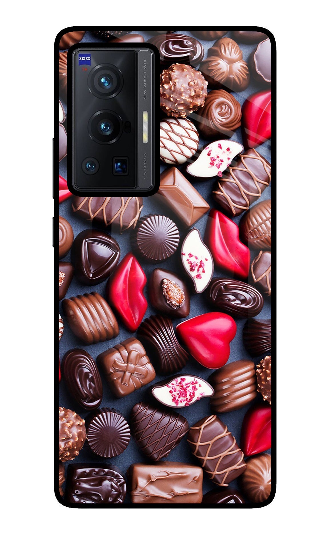 Chocolates Vivo X70 Pro Glass Case