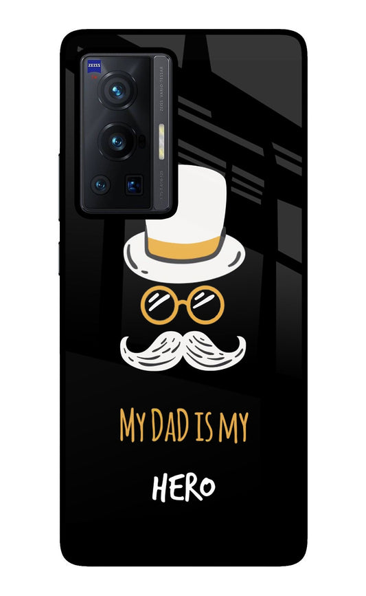 My Dad Is My Hero Vivo X70 Pro Glass Case