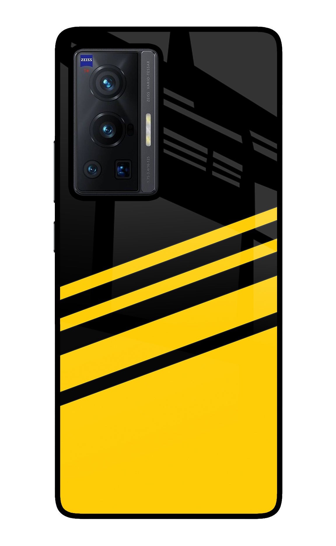 Yellow Shades Vivo X70 Pro Glass Case